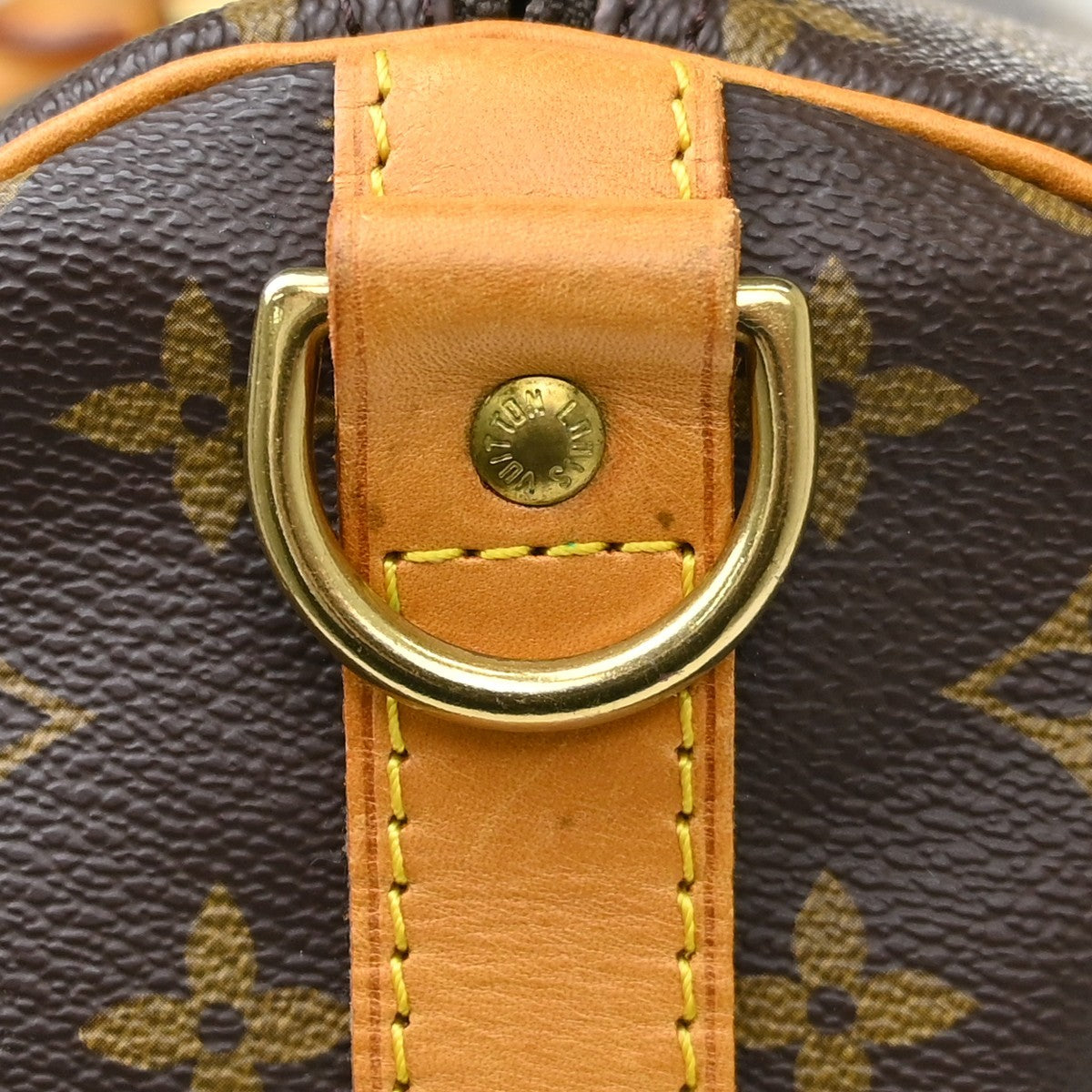 Louis Vuitton Keepall Bandouliere Bag Monogram Canvas Brown Canvas Travel Bag Bag (Pre-Owned)
