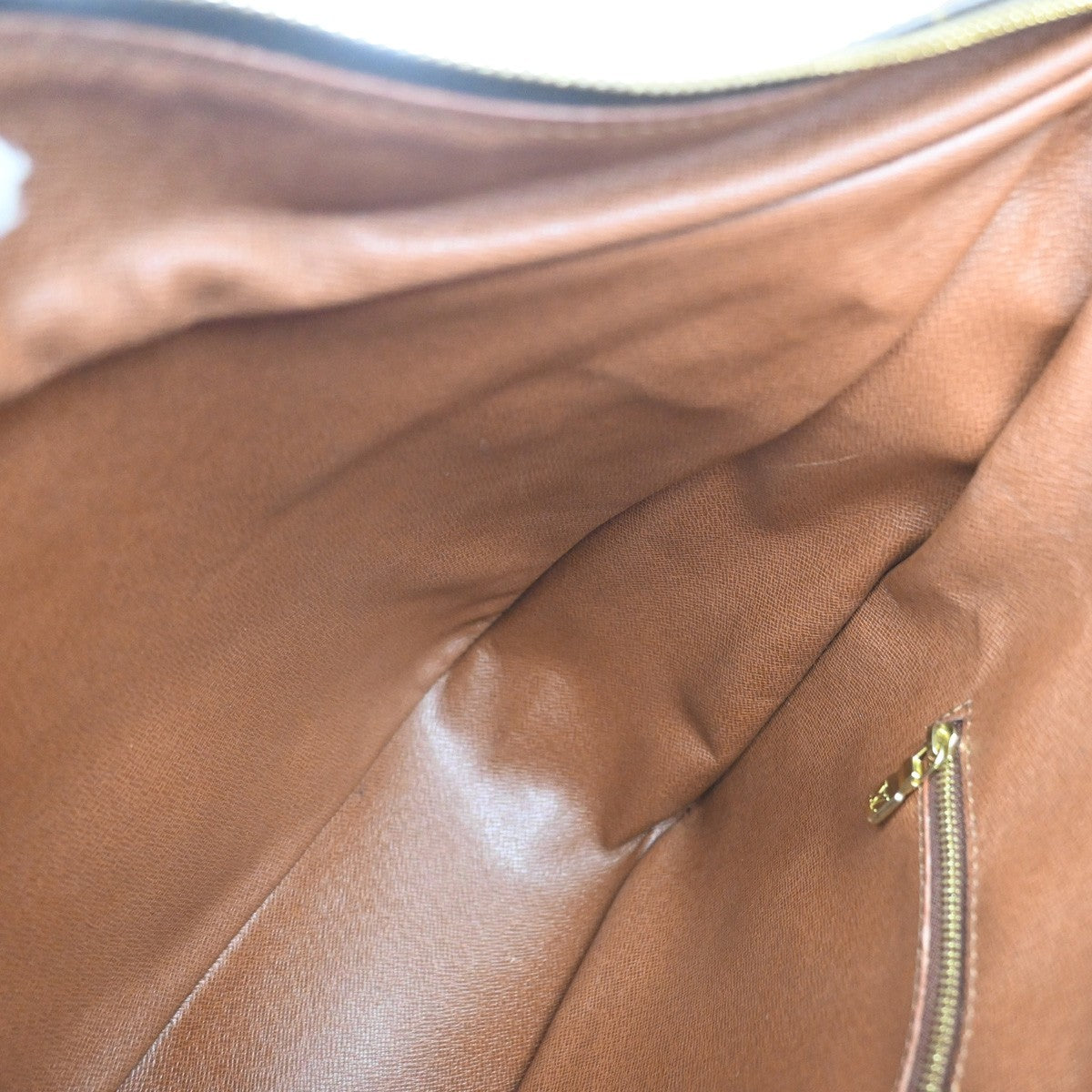 Louis Vuitton Boulogne Handbag Monogram Canvas Brown Canvas Shoulder Bag Bag (Pre-Owned)