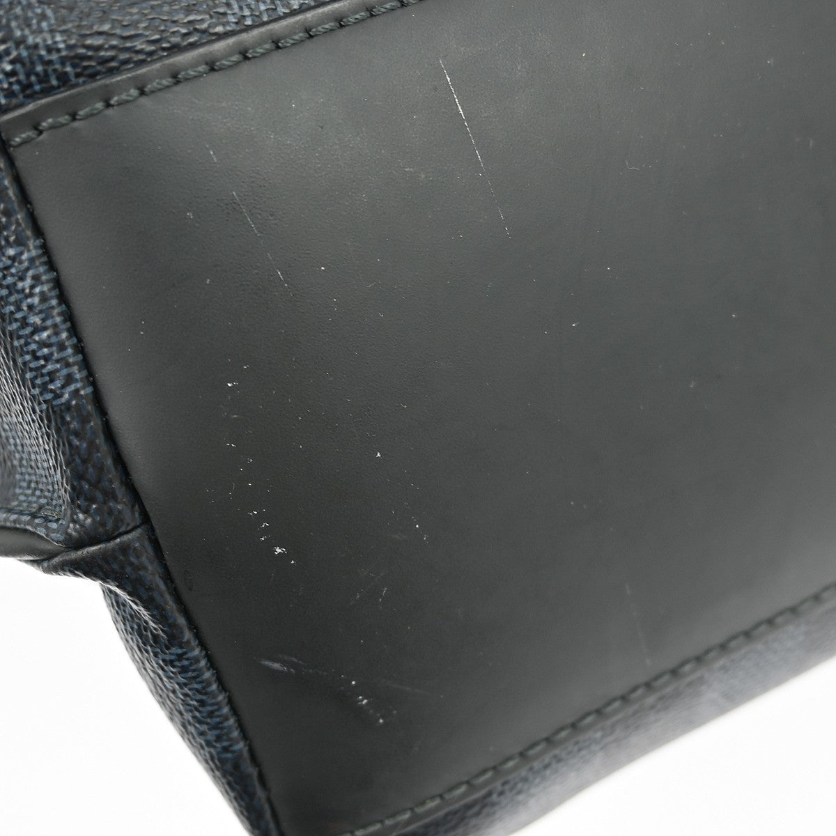 Louis Vuitton Cabas Voyage Damier Cobalt Black Canvas Tote Bag Bag (Pre-Owned)