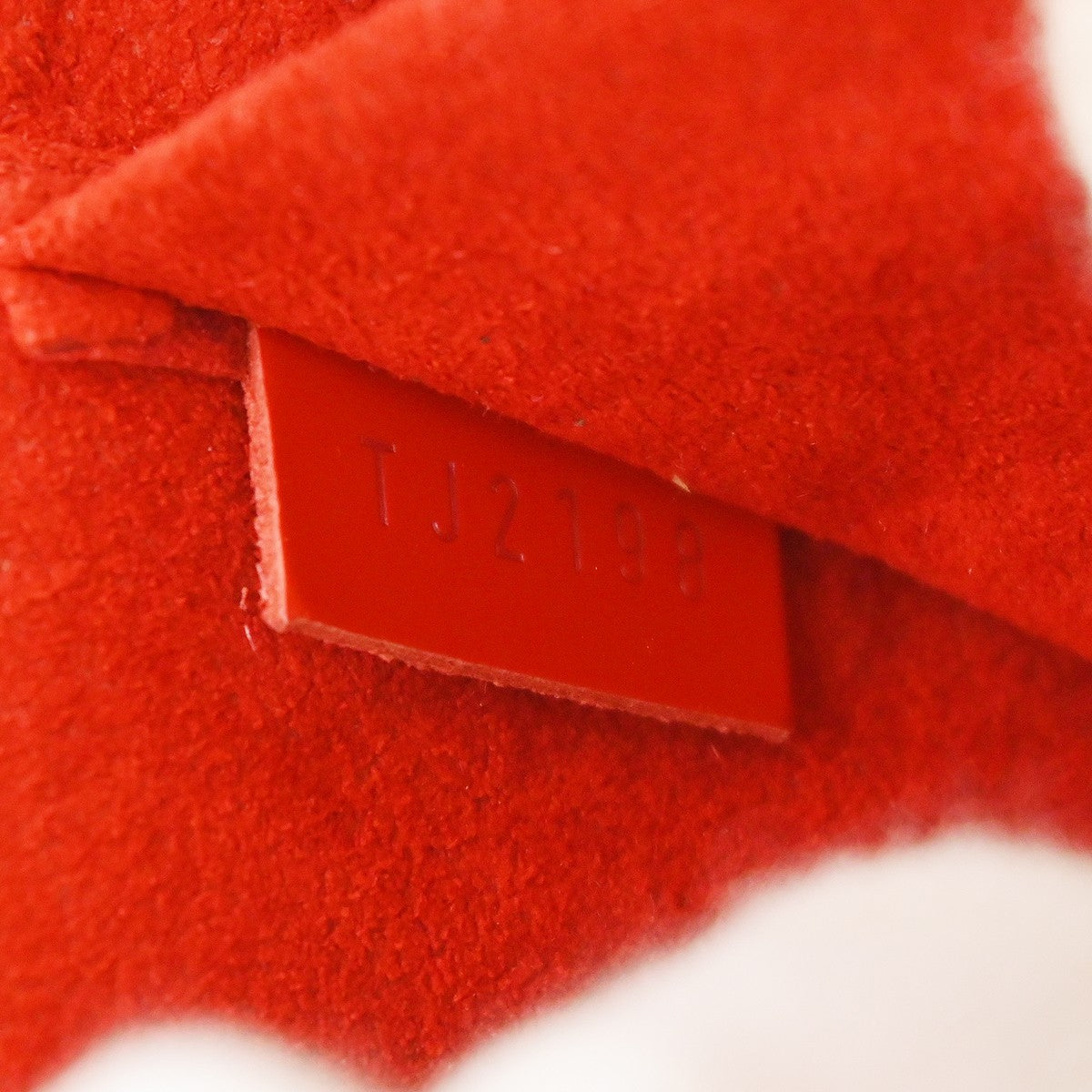 Louis Vuitton Felicie Pochette Epi Leather Red Leather Handbag (Pre-Owned)