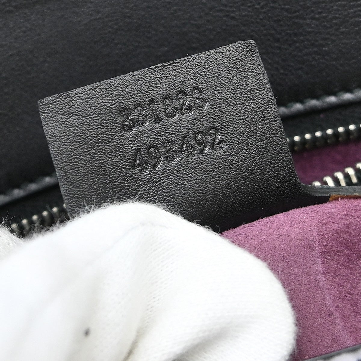 Gucci Lady Lock Satchel Leather Black Leather Handbag (Pre-Owned)