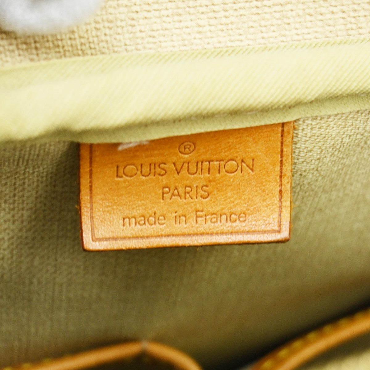 Louis Vuitton Deauville Handbag Monogram Canvas Brown Canvas Handbag (Pre-Owned)