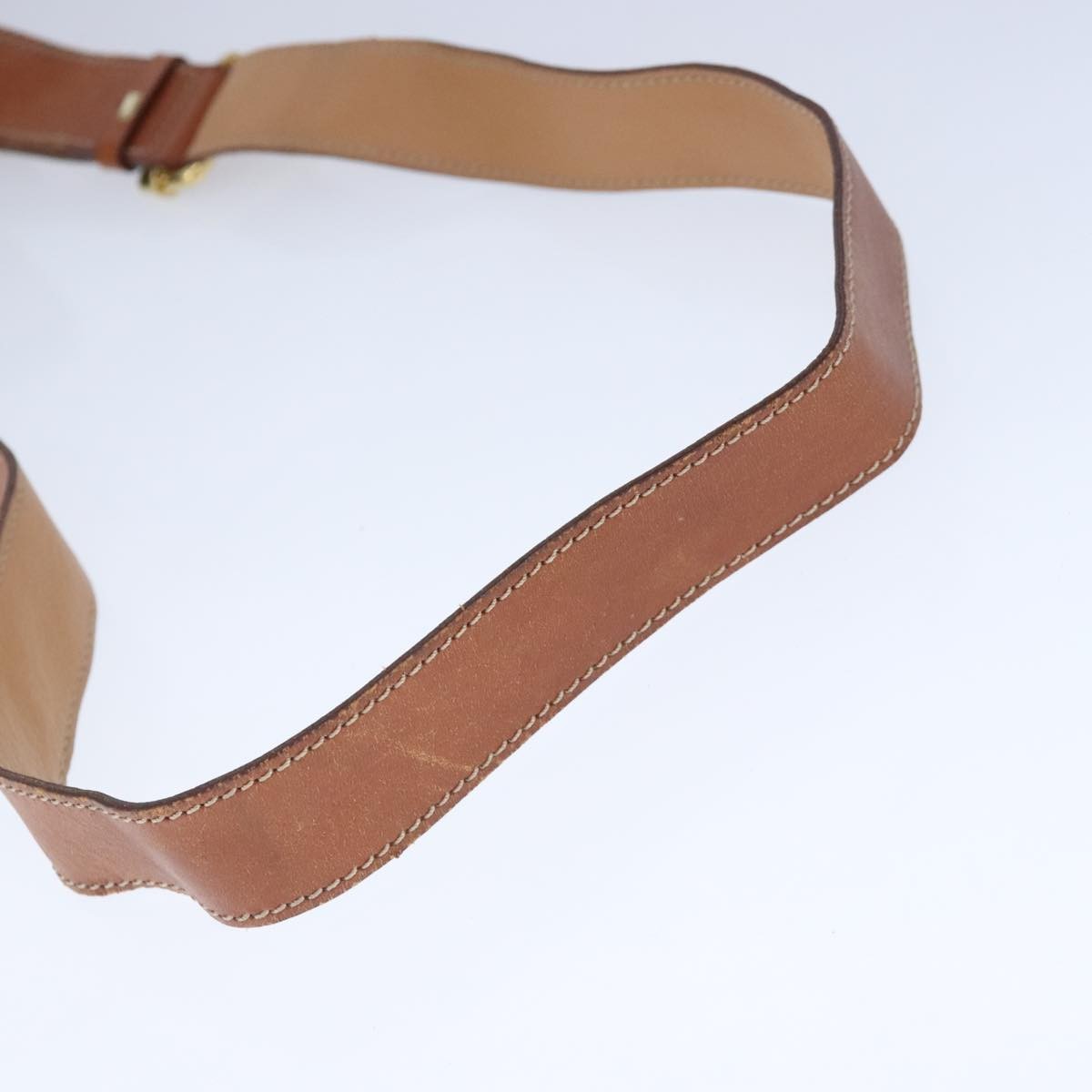 Celine Vintage Macadam Shoulder Bag Canvas And Leather Brown Canvas Shoulder Bag Bag (Pre-Owned)