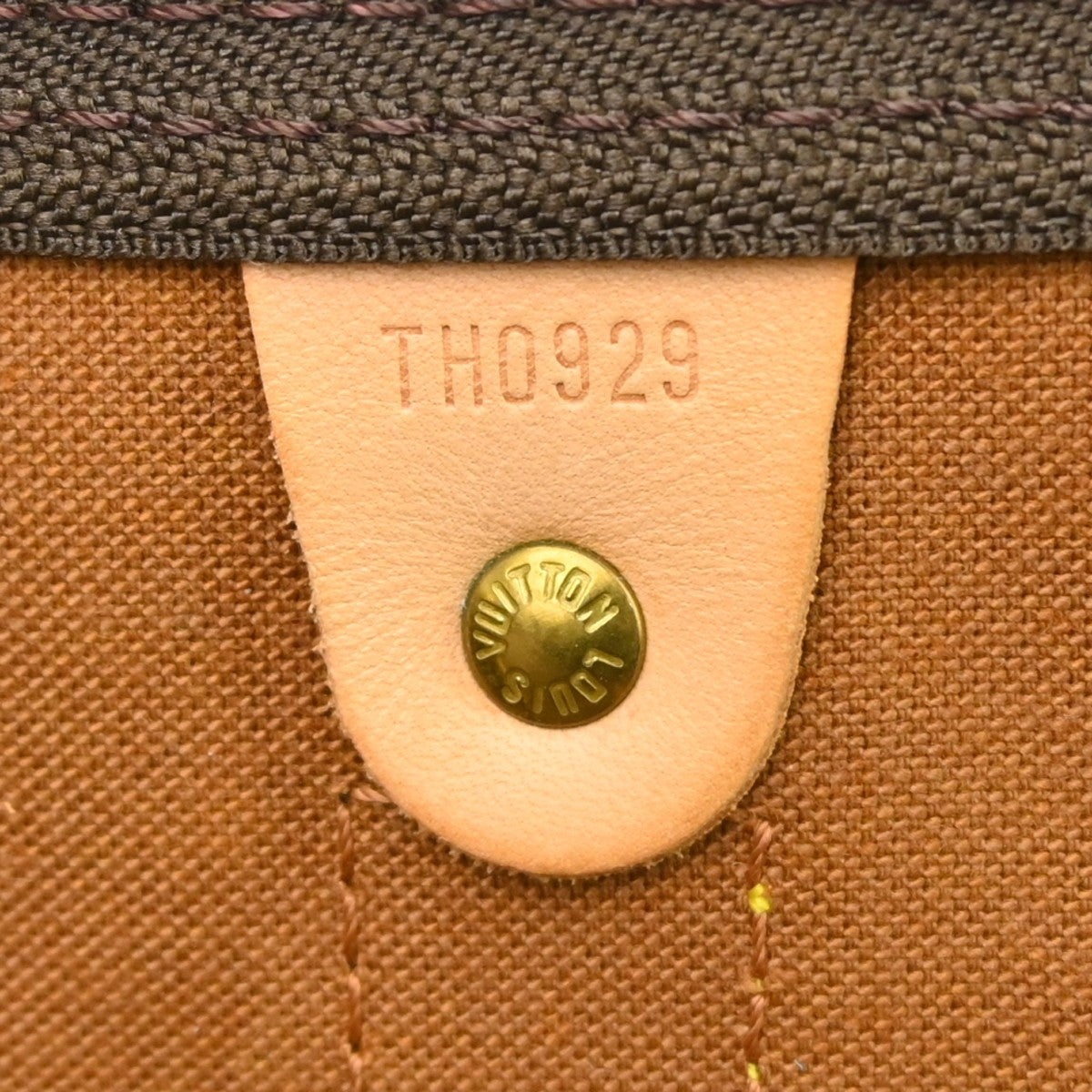 Louis Vuitton Keepall Bandouliere Bag Monogram Canvas Brown Canvas Travel Bag Bag (Pre-Owned)