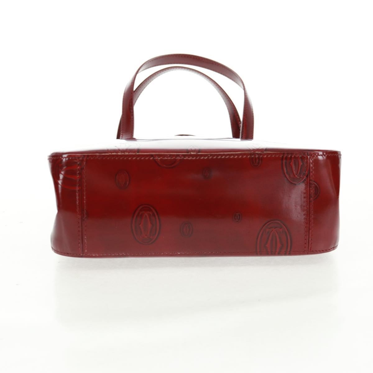 Cartier Happy Birthday Handbag Patent Leather Red Patent_Leather Handbag (Pre-Owned)