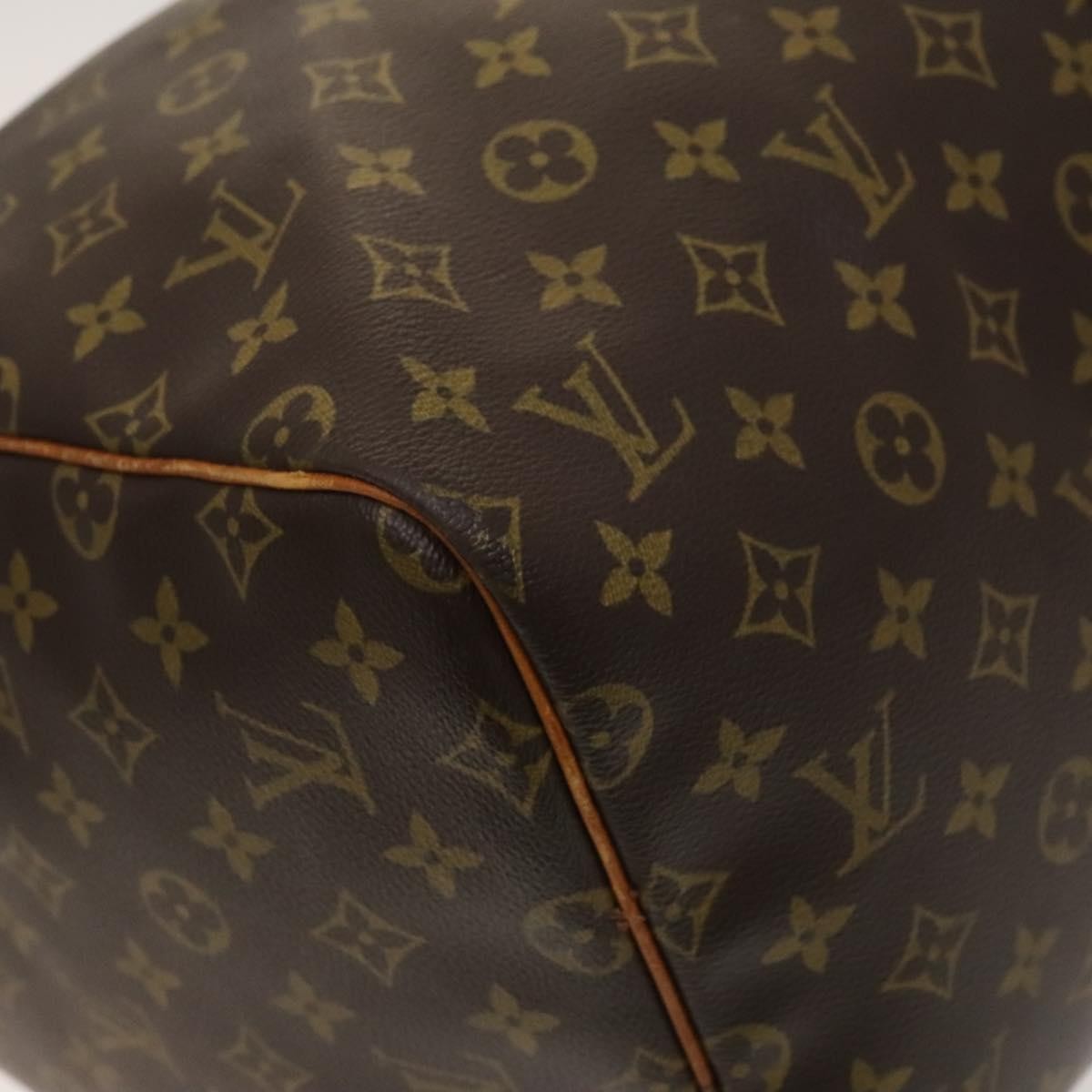 Louis Vuitton Keepall Bag Monogram Canvas Brown Canvas Travel Bag Bag (Pre-Owned)