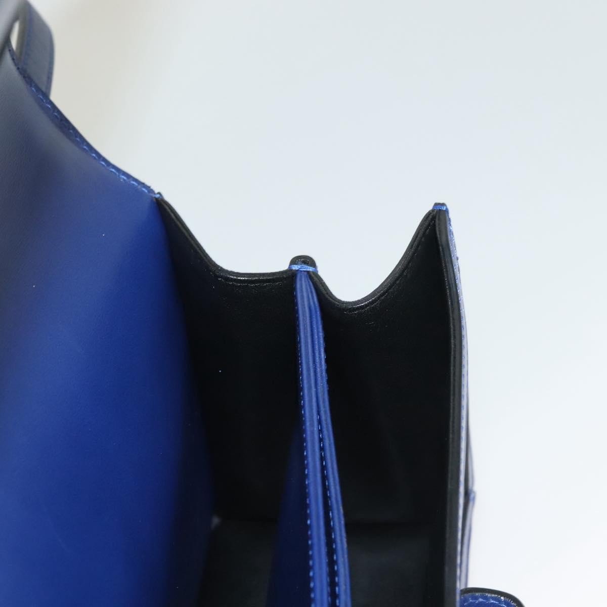 Loewe Barcelona Shoulder Bag Leather Blue Leather Shoulder Bag Bag (Pre-Owned)