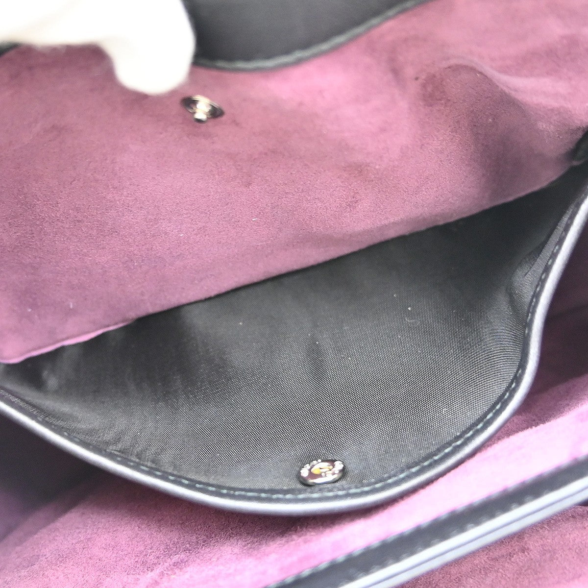 Gucci Lady Lock Satchel Leather Black Leather Handbag (Pre-Owned)