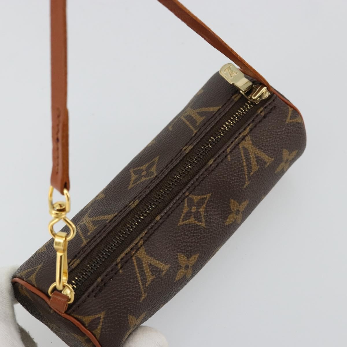 Louis Vuitton Papillon Pochette Monogram Canvas Brown Canvas Clutche & Pouche Bag (Pre-Owned)