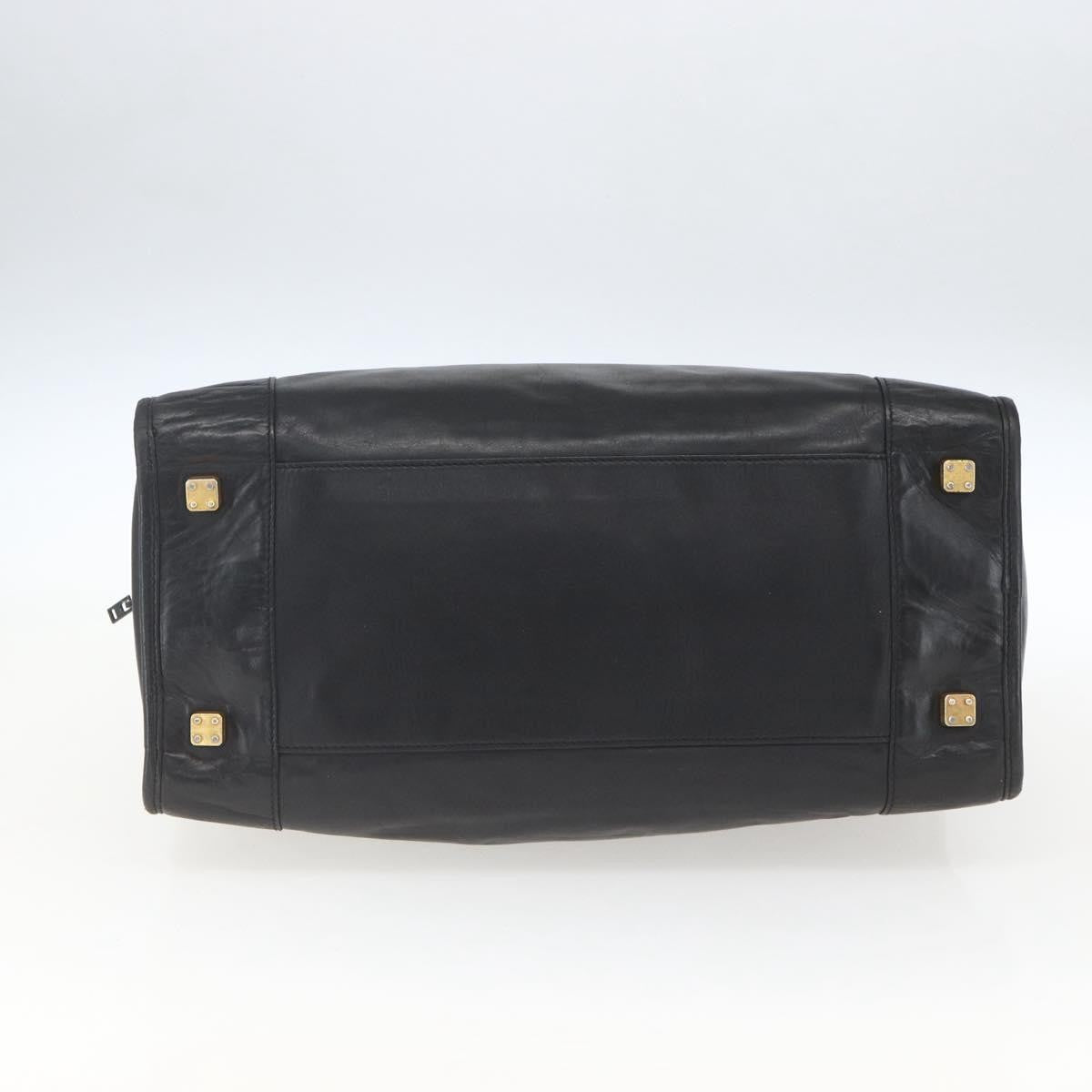 Loewe Amazona Bag Leather Gold Leather Travel Bag Bag (Pre-Owned)
