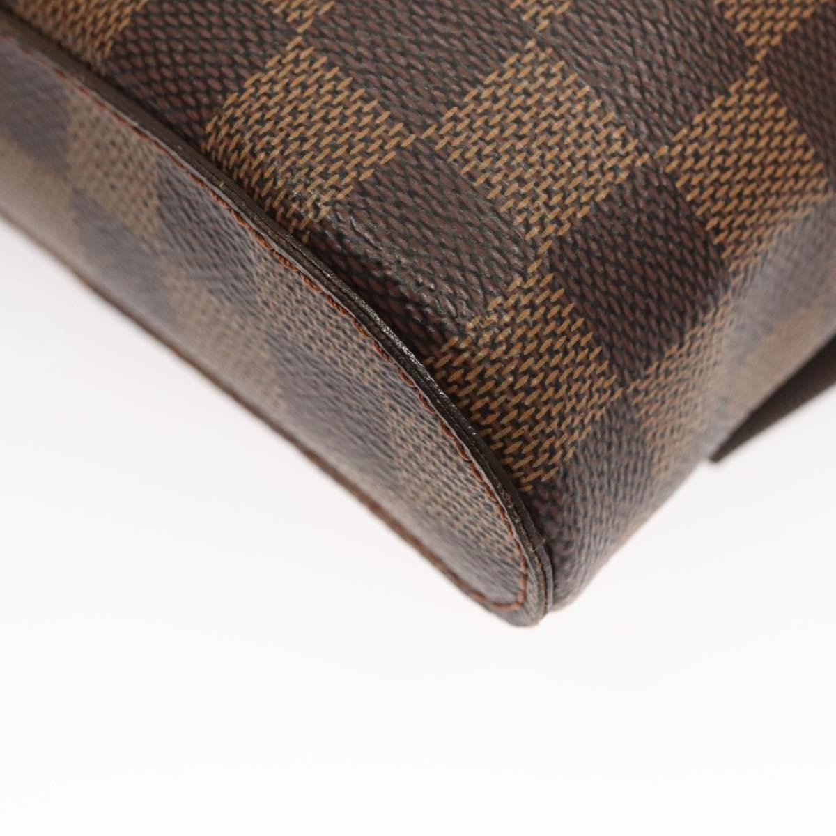 Louis Vuitton Geronimos Waist Bag Damier Brown Canvas Shoulder Bag Bag (Pre-Owned)