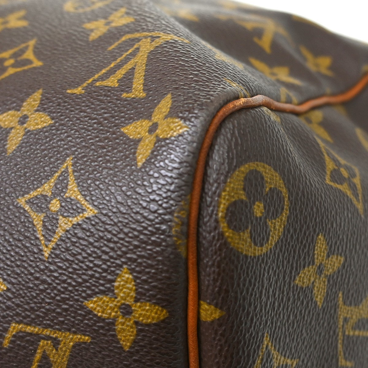 Louis Vuitton Keepall Bag Monogram Canvas Brown Canvas Travel Bag Bag (Pre-Owned)