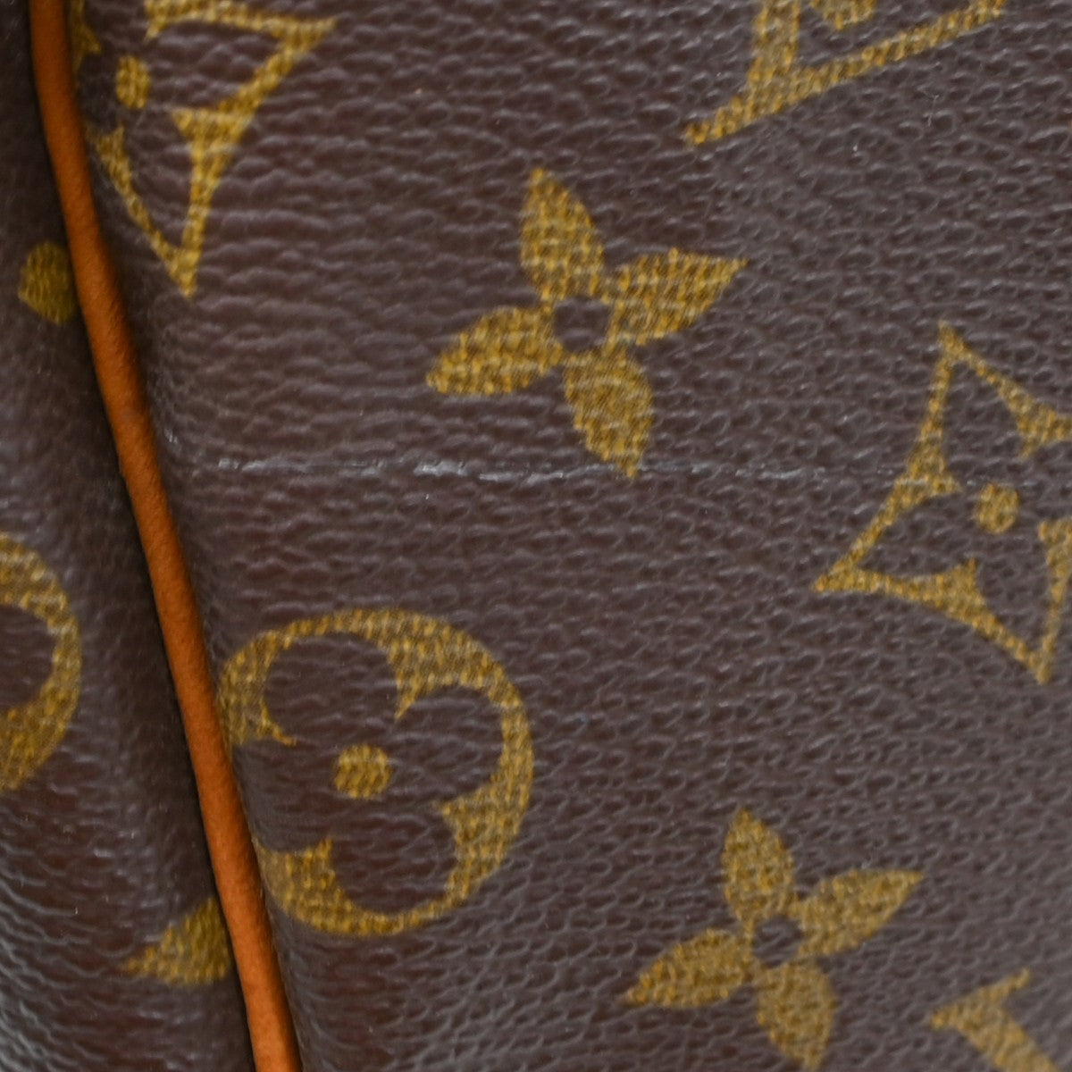 Louis Vuitton Speedy Handbag Monogram Canvas Brown Canvas Handbag (Pre-Owned)