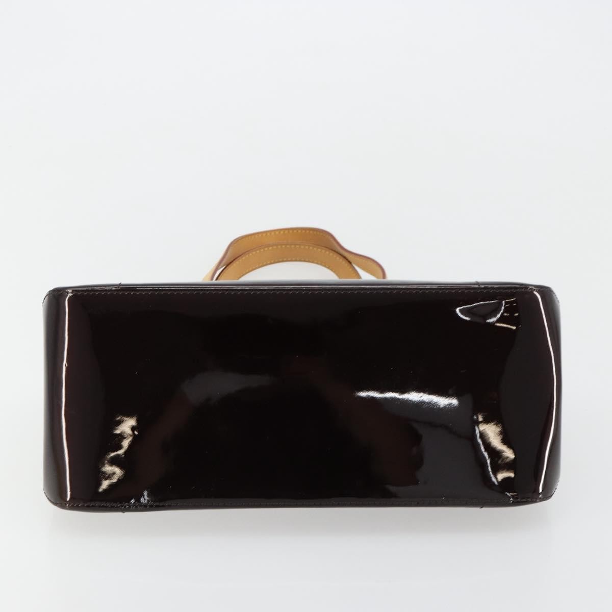Louis Vuitton Rosewood Avenue Handbag Monogram Vernis Purple Patent_Leather Handbag (Pre-Owned)