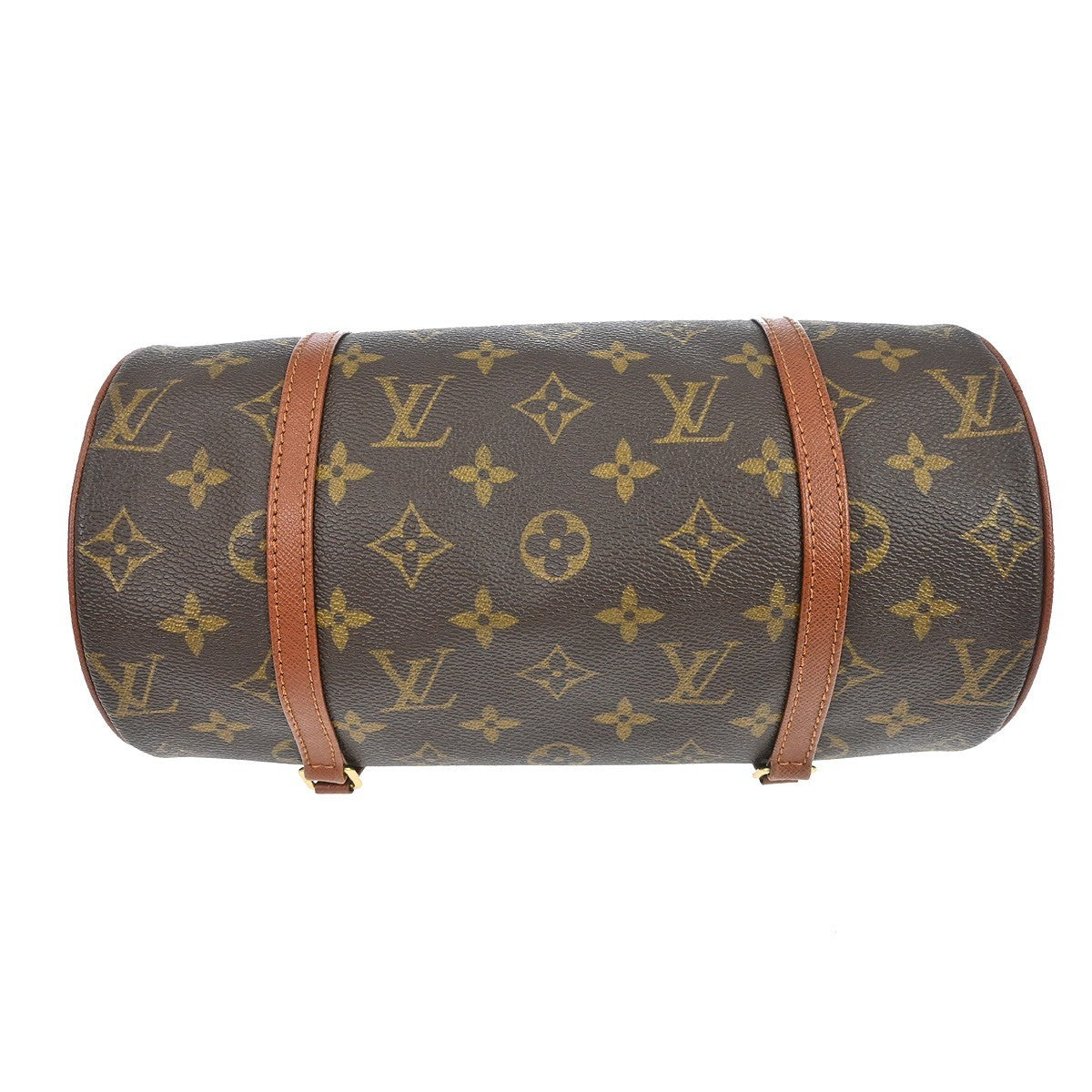 Louis Vuitton Papillon Handbag Monogram Canvas Brown Canvas Handbag (Pre-Owned)
