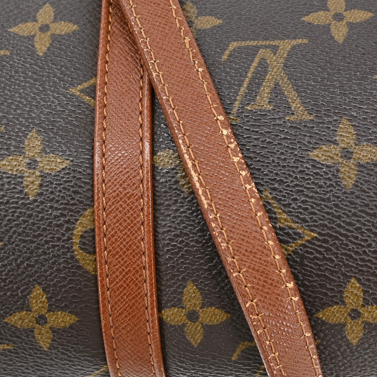 Louis Vuitton Papillon Handbag Monogram Canvas Brown Canvas Handbag (Pre-Owned)