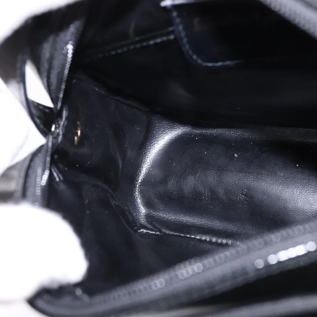 Salvatore Ferragamo Vara Bow Camera Shoulder Bag Patent Leather Black Patent_Leather Shoulder Bag Bag (Pre-Owned)