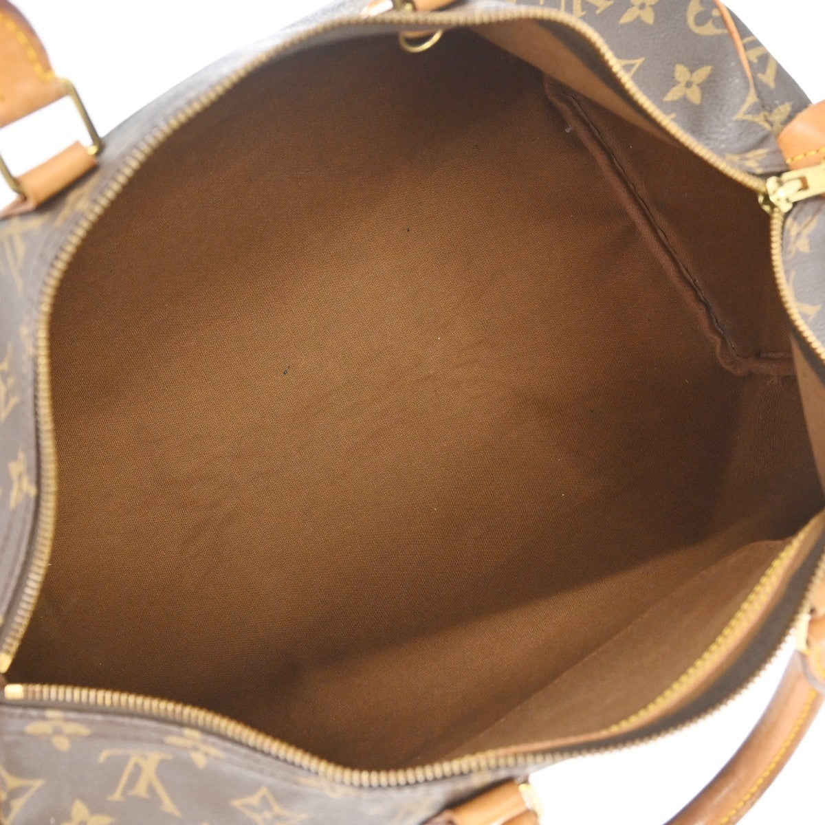 Louis Vuitton Speedy Handbag Monogram Canvas Brown Canvas Handbag (Pre-Owned)