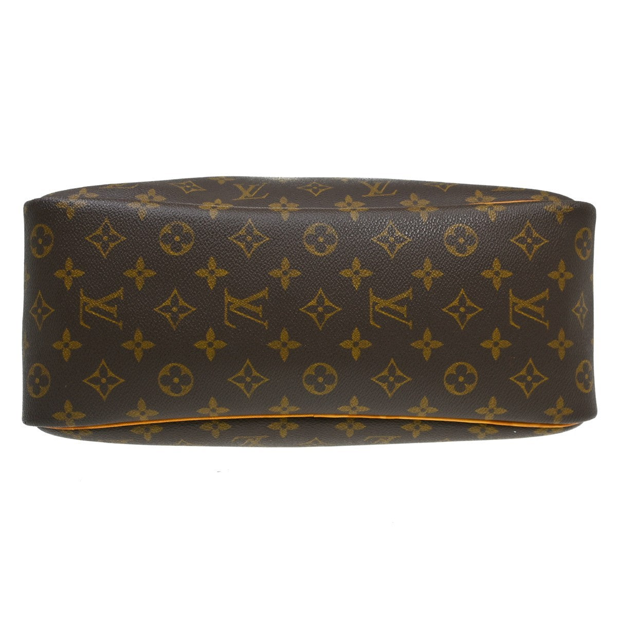 Louis Vuitton Deauville Handbag Monogram Canvas Brown Canvas Handbag (Pre-Owned)