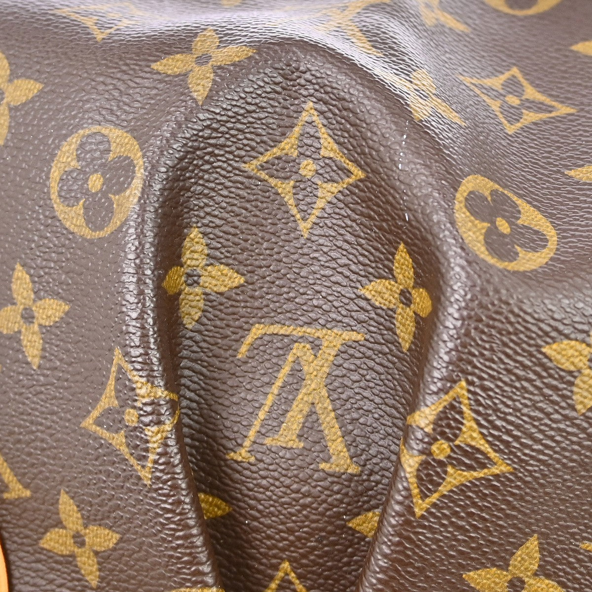 Louis Vuitton Tivoli Handbag Monogram Canvas Brown Canvas Handbag (Pre-Owned)
