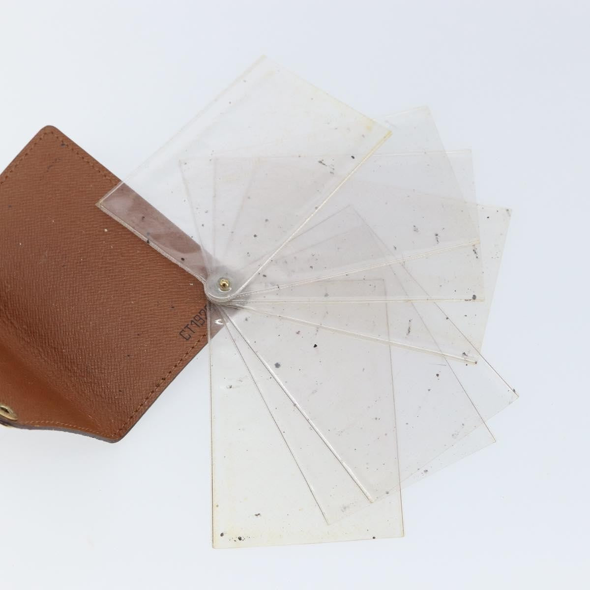 Louis Vuitton Porte Cartes Pression Card Case Monogram Canvas Brown Canvas Card Holders Accessory (Pre-Owned)