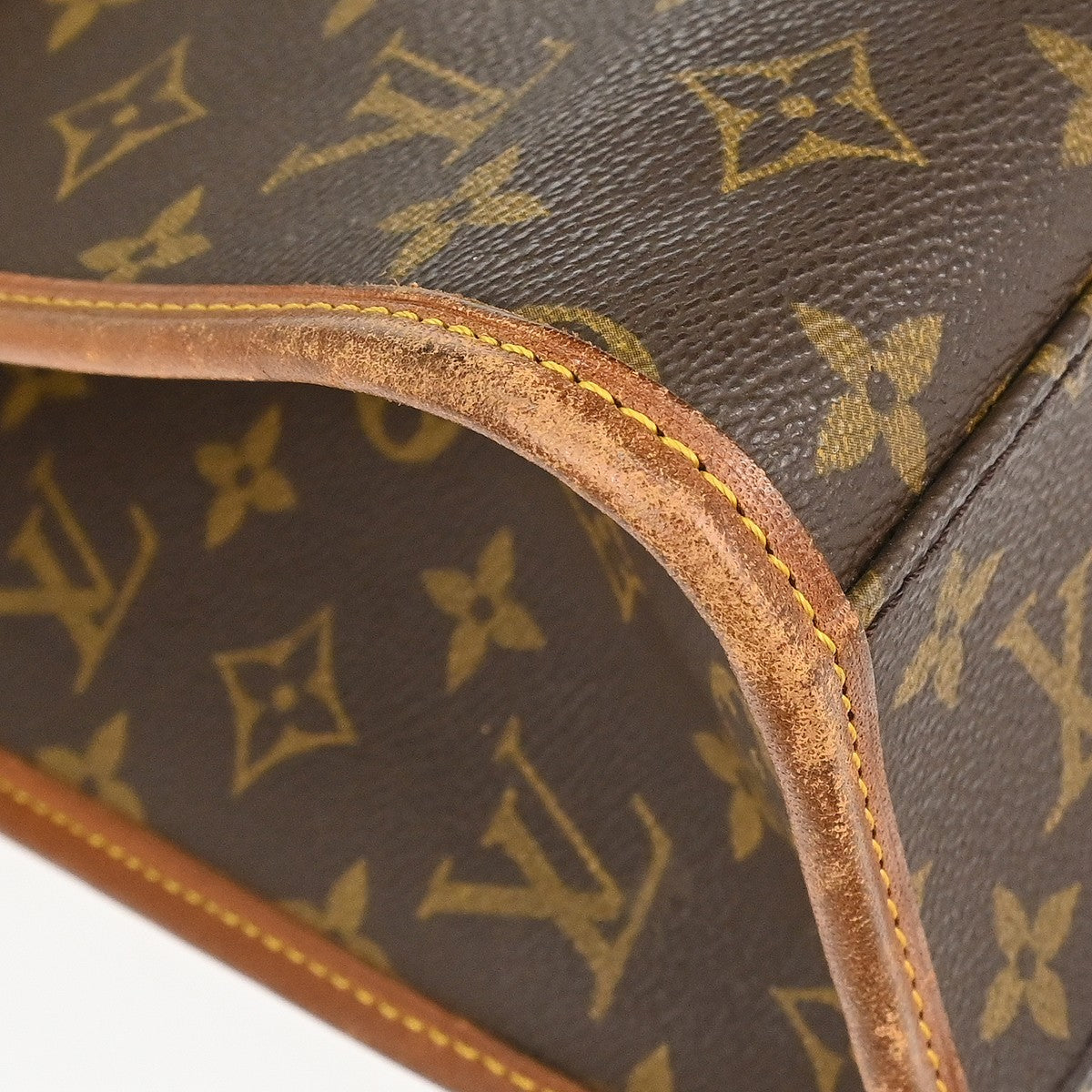 Louis Vuitton Beverly Briefcase Monogram Canvas Brown Canvas Briefcase Bag (Pre-Owned)