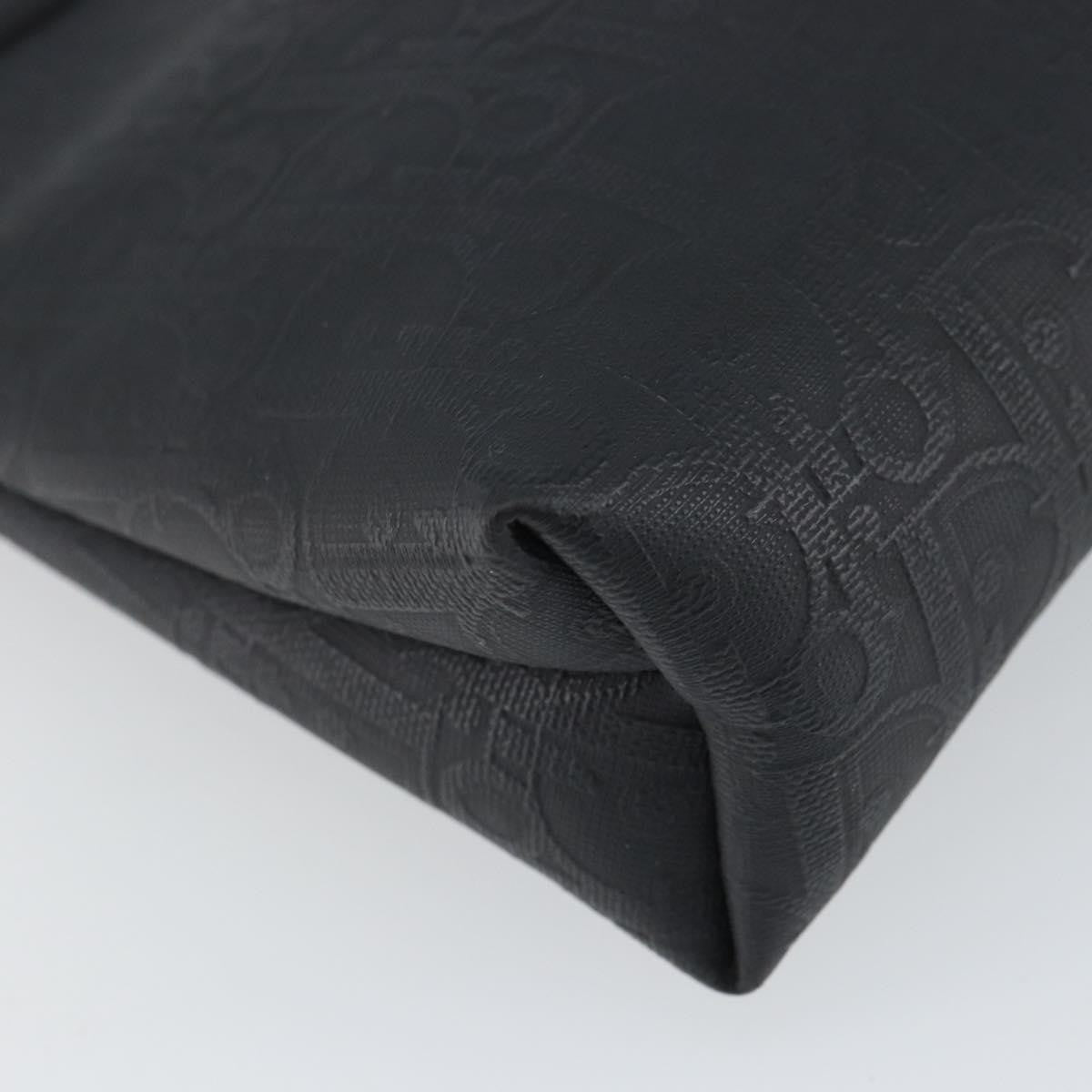 Christian Dior Trotter Pouch Canvas Black Canvas Clutche & Pouche Bag (Pre-Owned)
