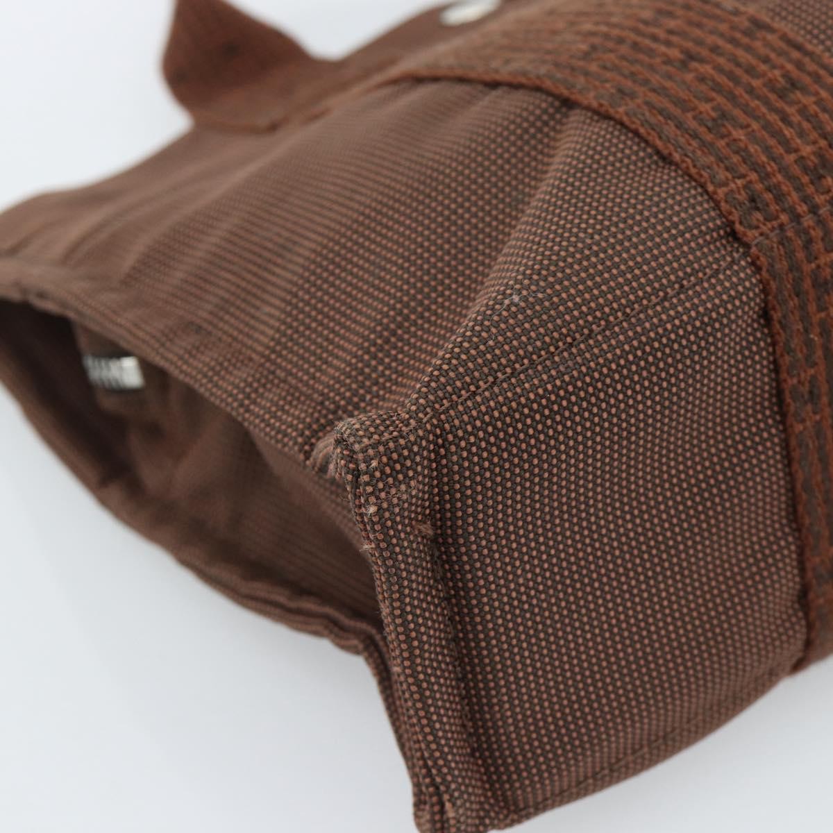 Hermes Fourre-Tout Herline Fourre-Tout Herline Brown Canvas Tote Bag Bag (Pre-Owned)