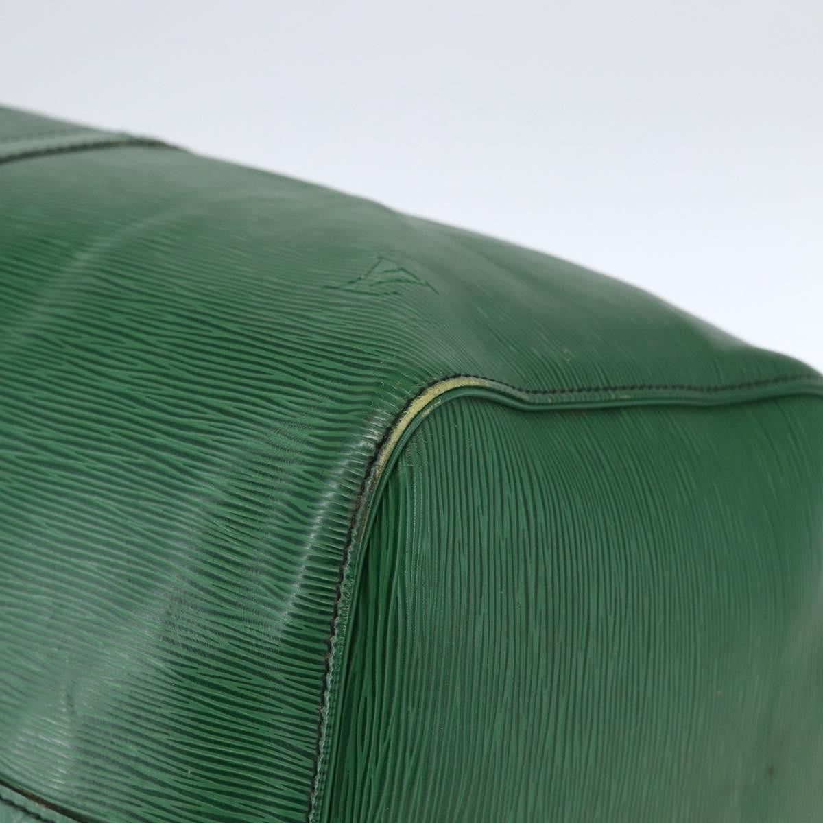 Louis Vuitton Keepall Bag Epi Leather Green Leather Travel Bag Bag (Pre-Owned)
