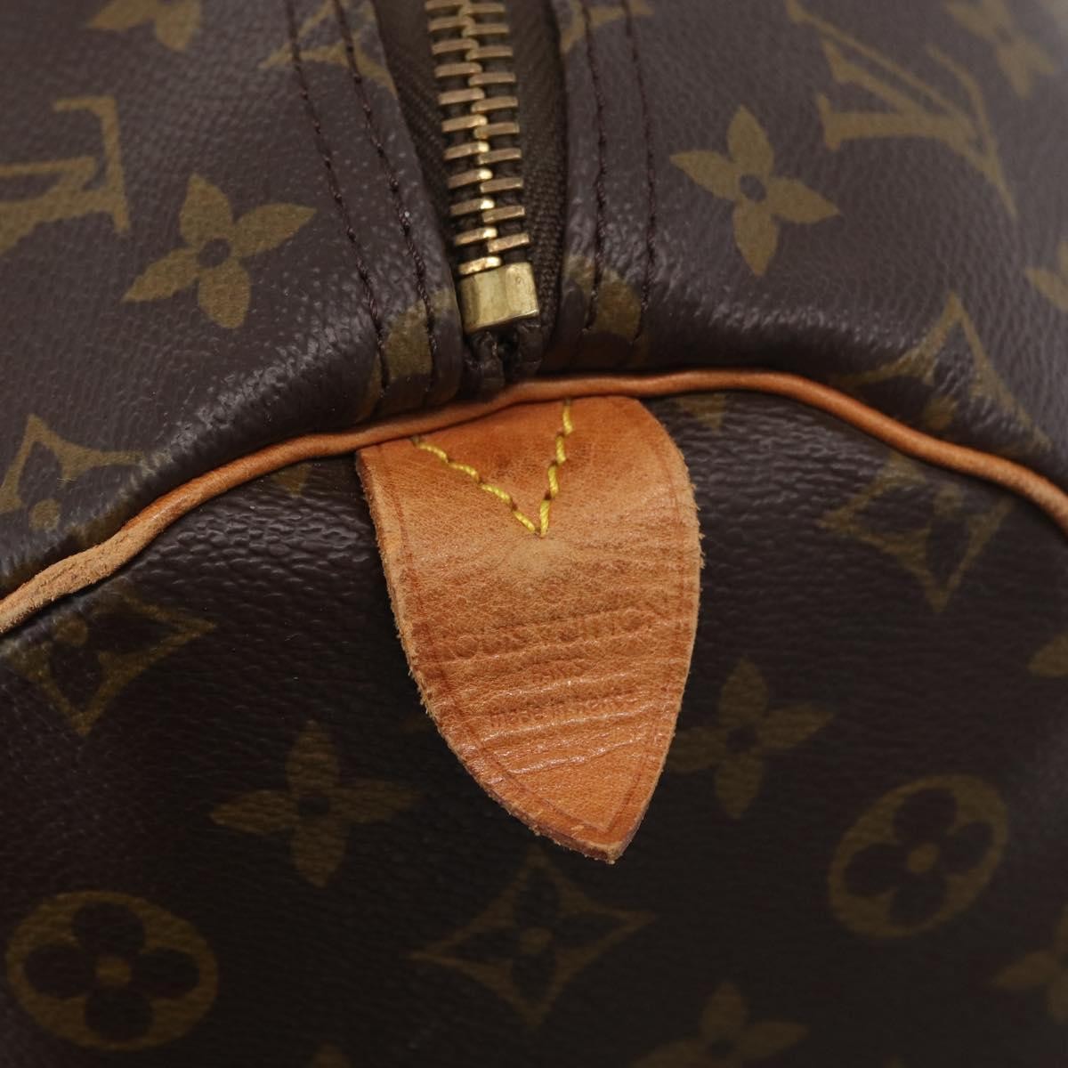 Louis Vuitton Keepall Bag Monogram Canvas Brown Canvas Travel Bag Bag (Pre-Owned)