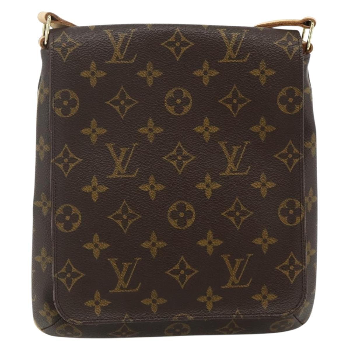 Louis Vuitton Musette Salsa Handbag Monogram Canvas Brown Canvas Shoulder Bag Bag (Pre-Owned)
