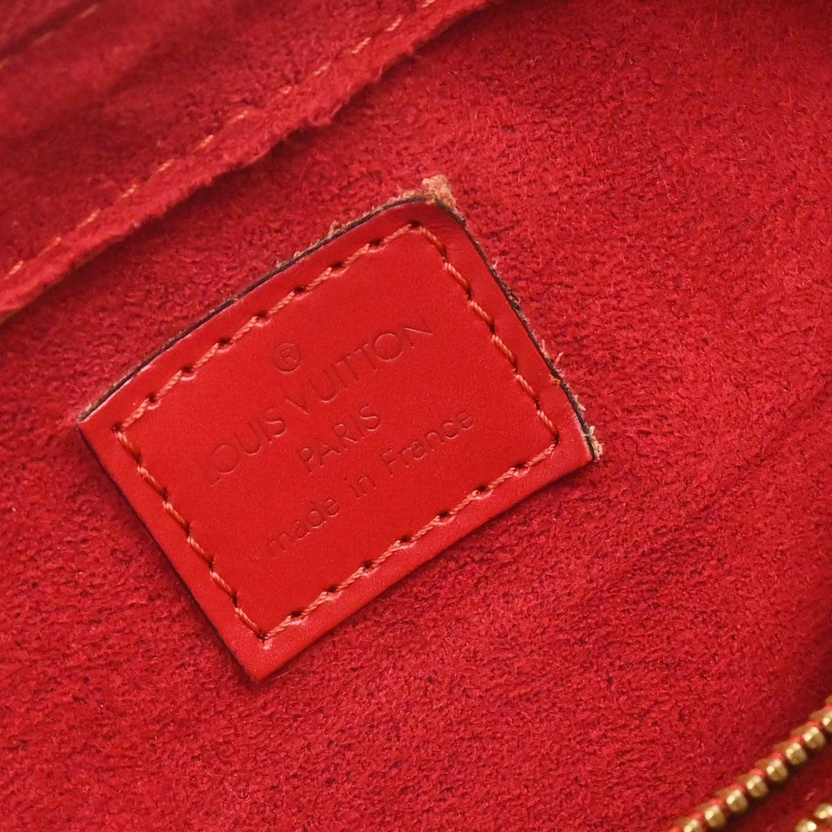 Louis Vuitton Pont Neuf Handbag Epi Leather Red Leather Handbag (Pre-Owned)