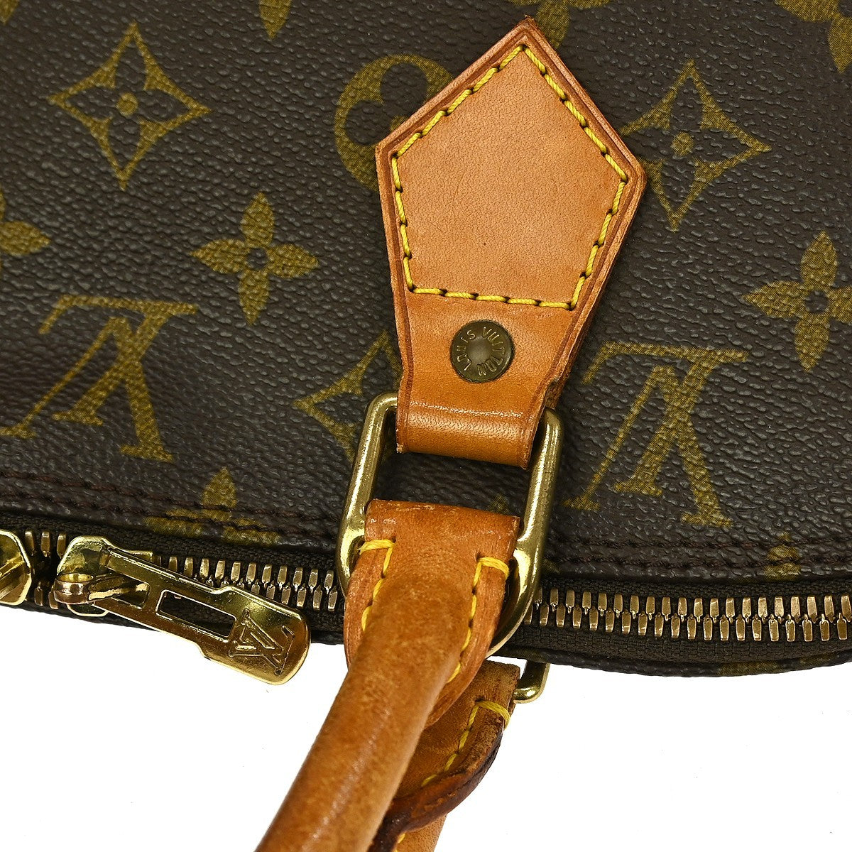 Louis Vuitton Alma Handbag Monogram Canvas Brown Canvas Handbag (Pre-Owned)