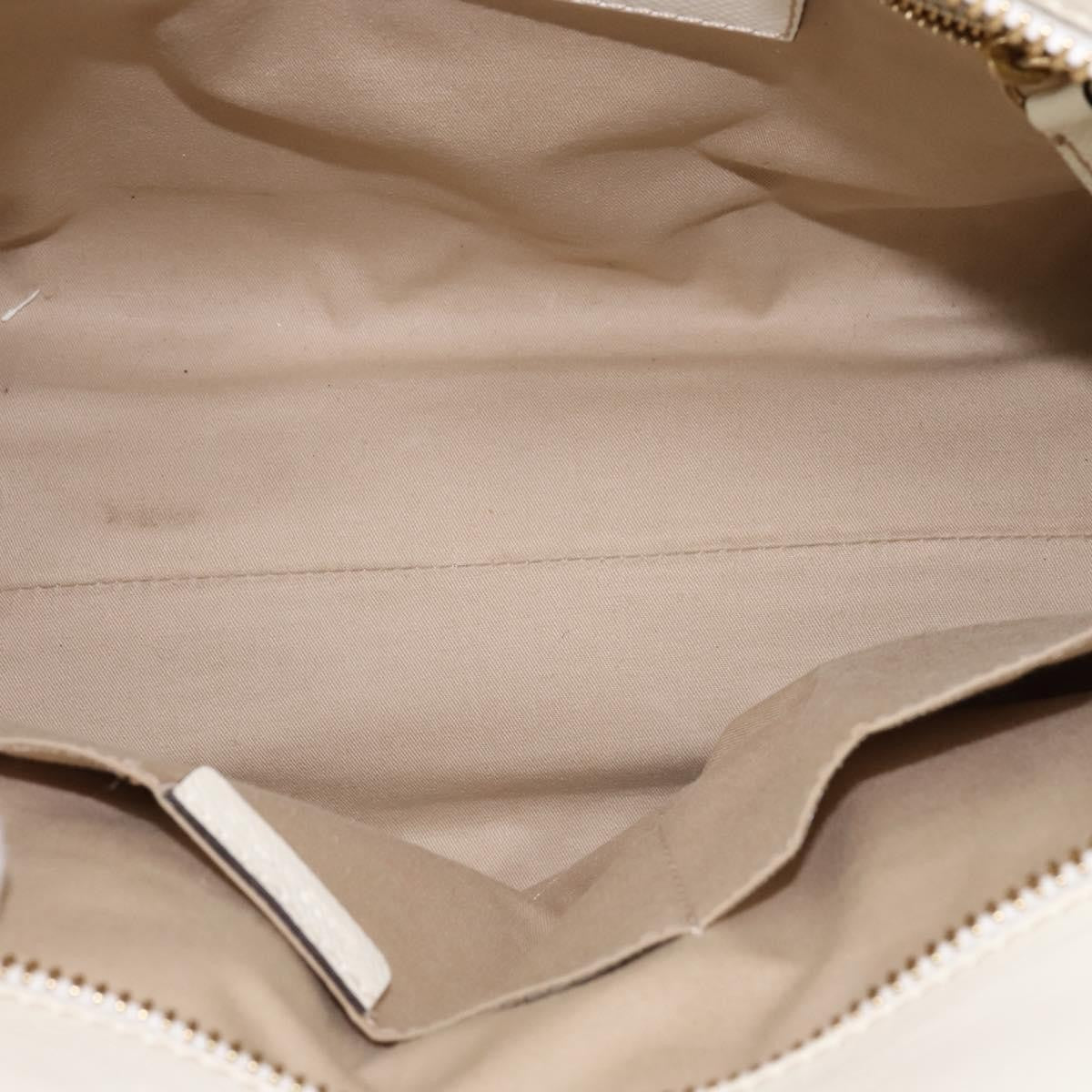 Burberry Minford Satchel Haymarket Coated Canvas Beige Canvas Tote Bag Bag (Pre-Owned)