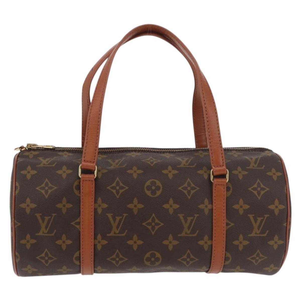 Louis Vuitton Papillon Handbag Monogram Canvas Brown Canvas Handbag (Pre-Owned)