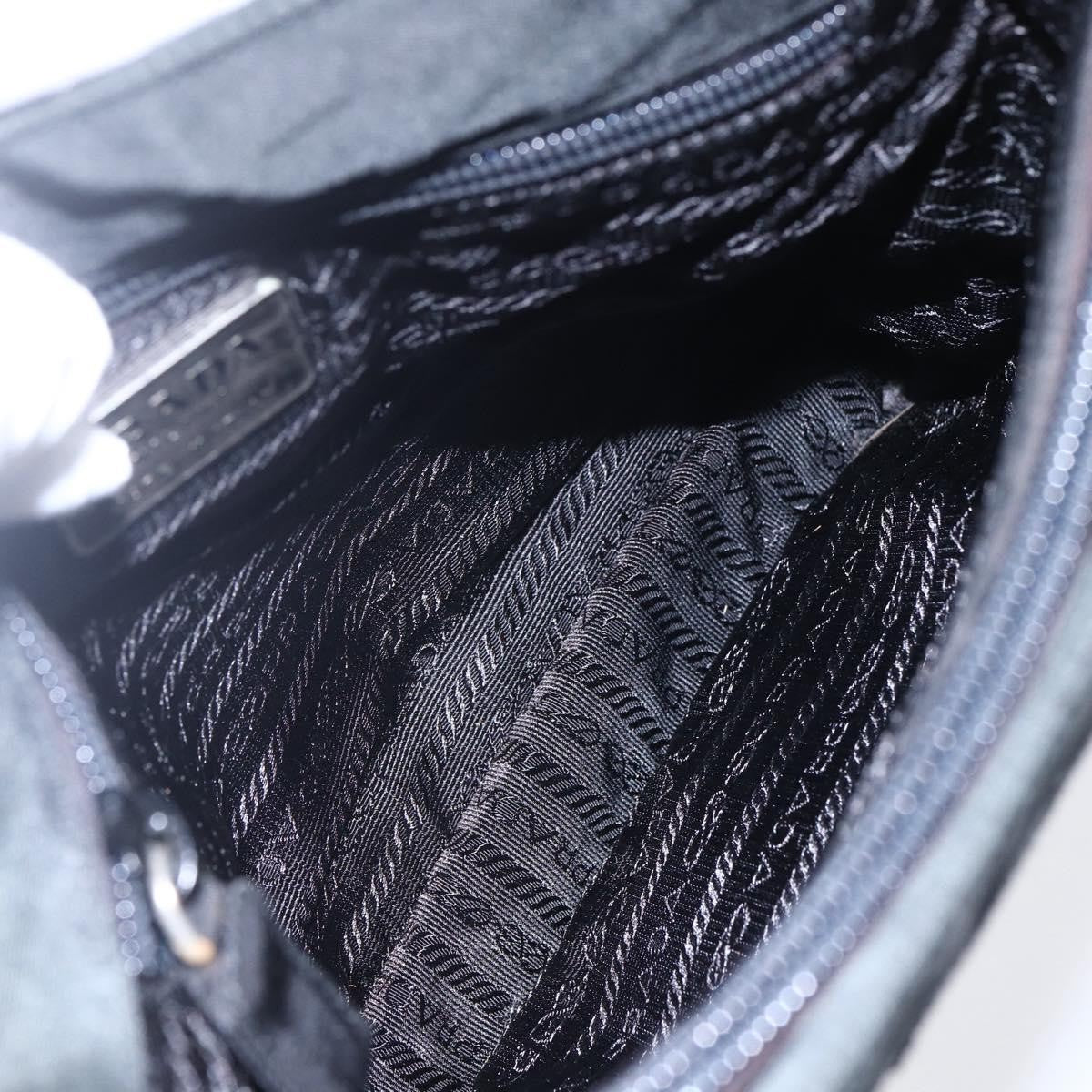 Prada Vintage Shoulder Bag Tessuto Black Nylon Shoulder Bag Bag (Pre-Owned)