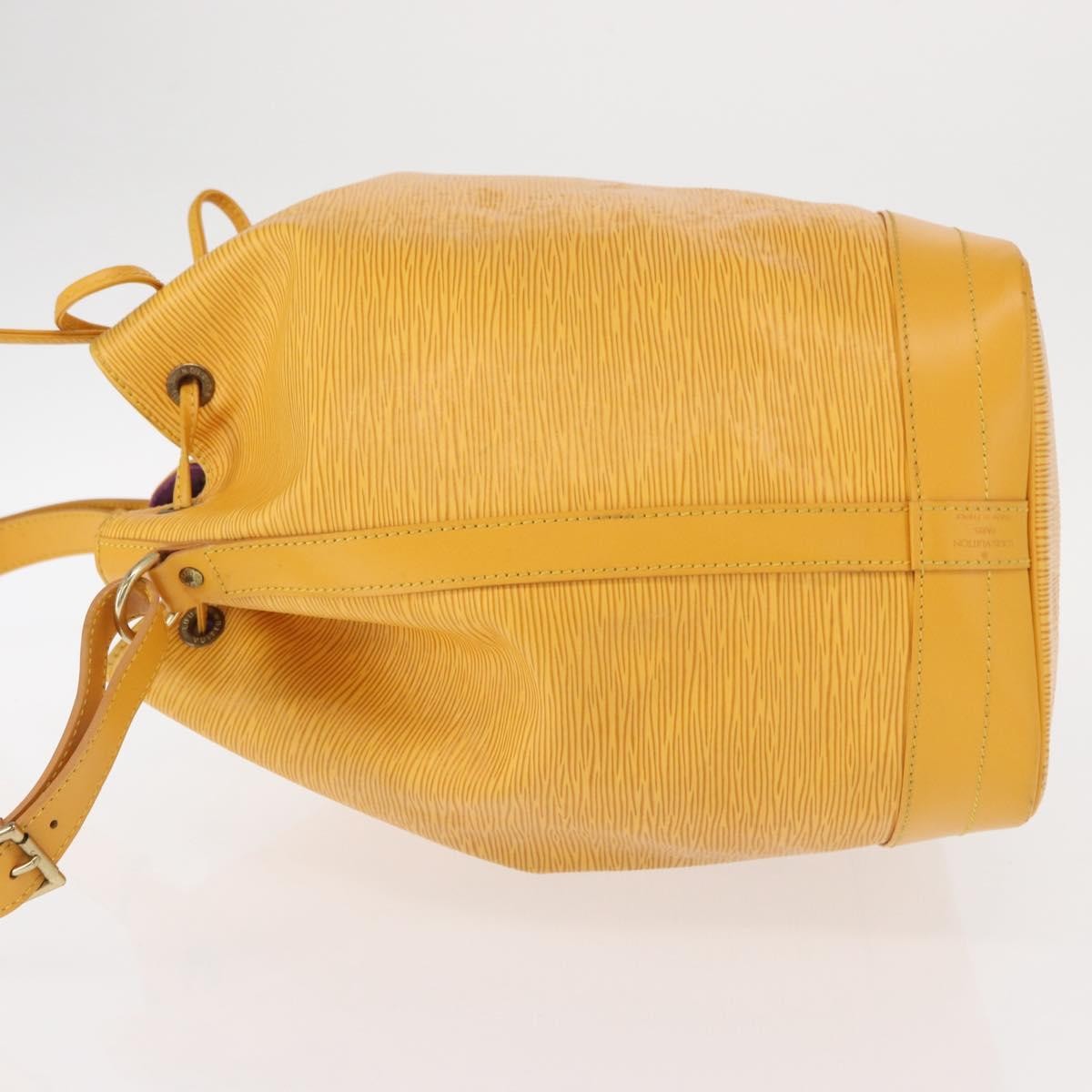 Louis Vuitton Noe Handbag Epi Leather Yellow Leather Shoulder Bag Bag (Pre-Owned)
