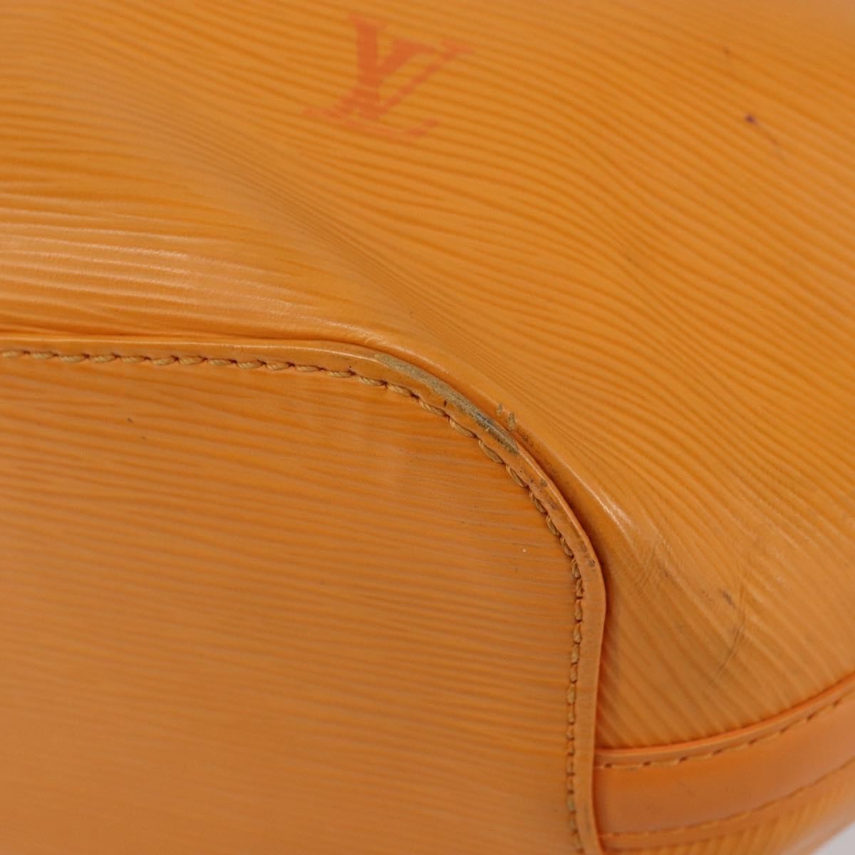 Louis Vuitton Mandara Handbag Epi Leather Orange Leather Shoulder Bag Bag (Pre-Owned)