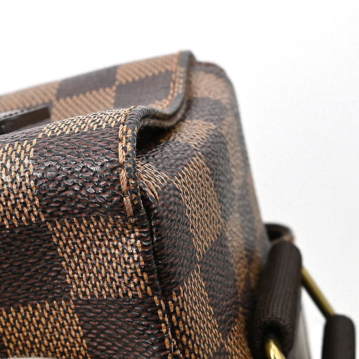 Louis Vuitton Broadway Bag Damier Brown Canvas Shoulder Bag Bag (Pre-Owned)