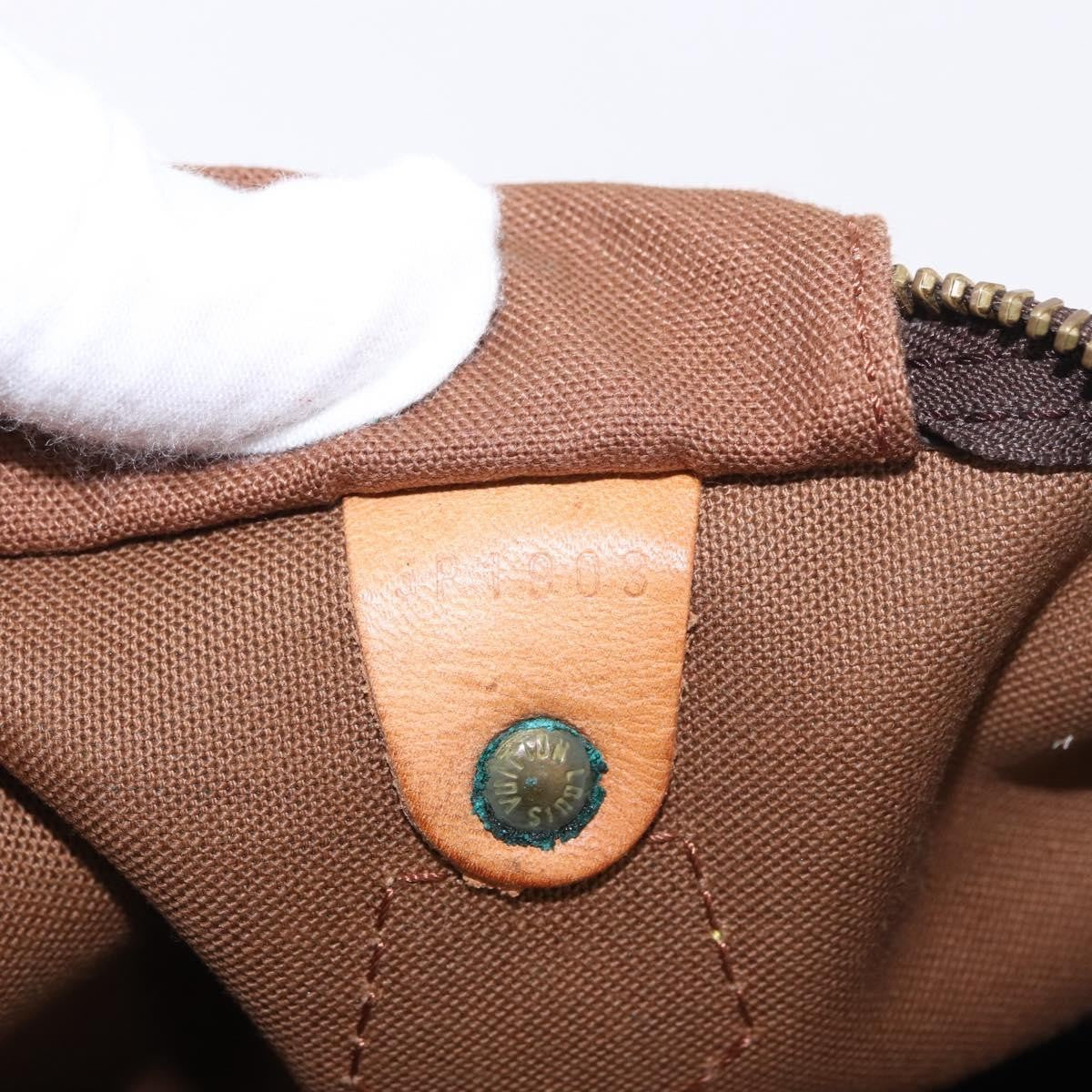 Louis Vuitton Speedy Handbag Monogram Canvas Brown Canvas Handbag (Pre-Owned)