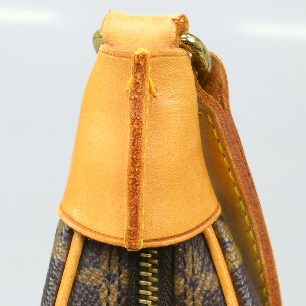 Louis Vuitton Boulogne Handbag Monogram Canvas Brown Canvas Shoulder Bag Bag (Pre-Owned)