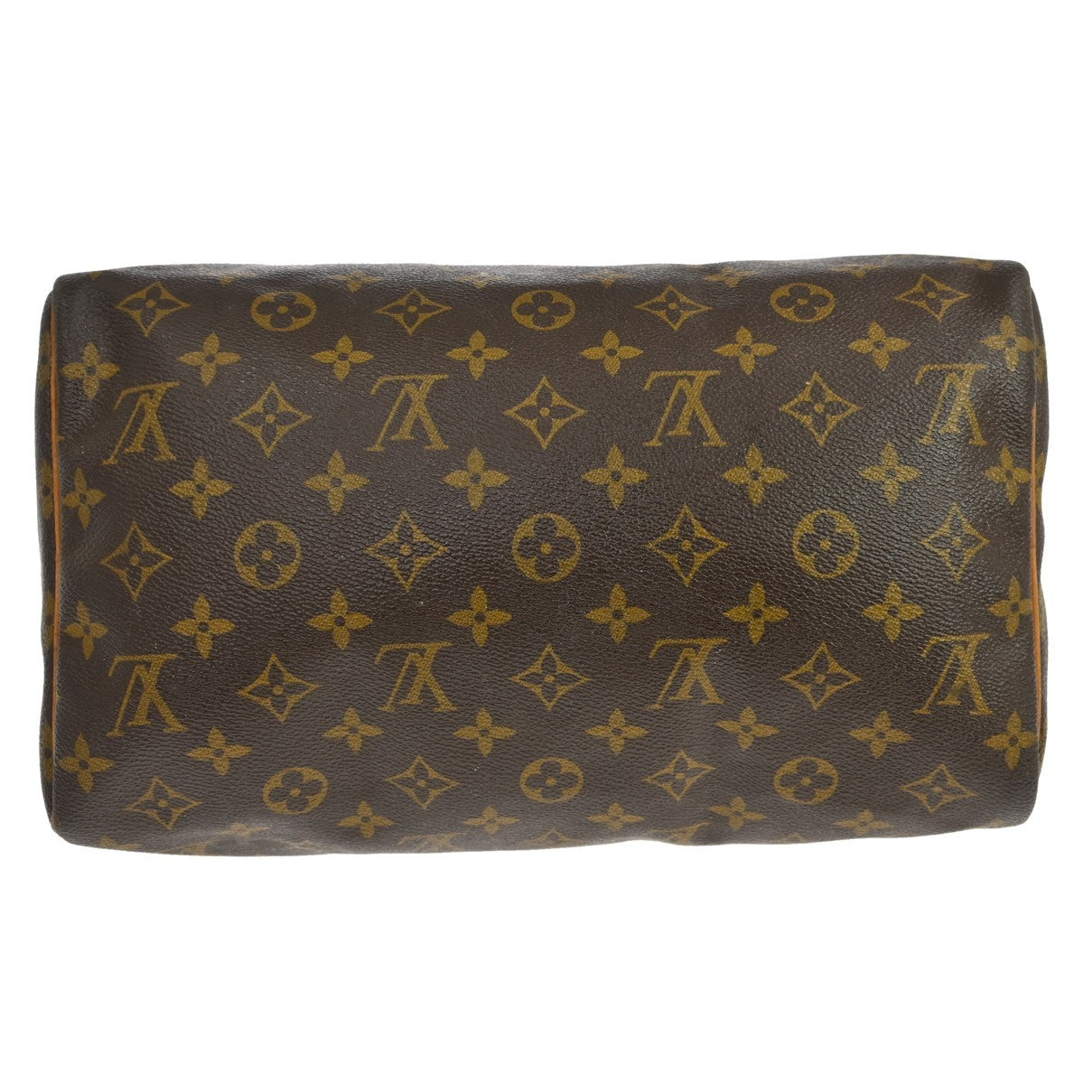 Louis Vuitton Speedy Handbag Monogram Canvas Brown Canvas Handbag (Pre-Owned)