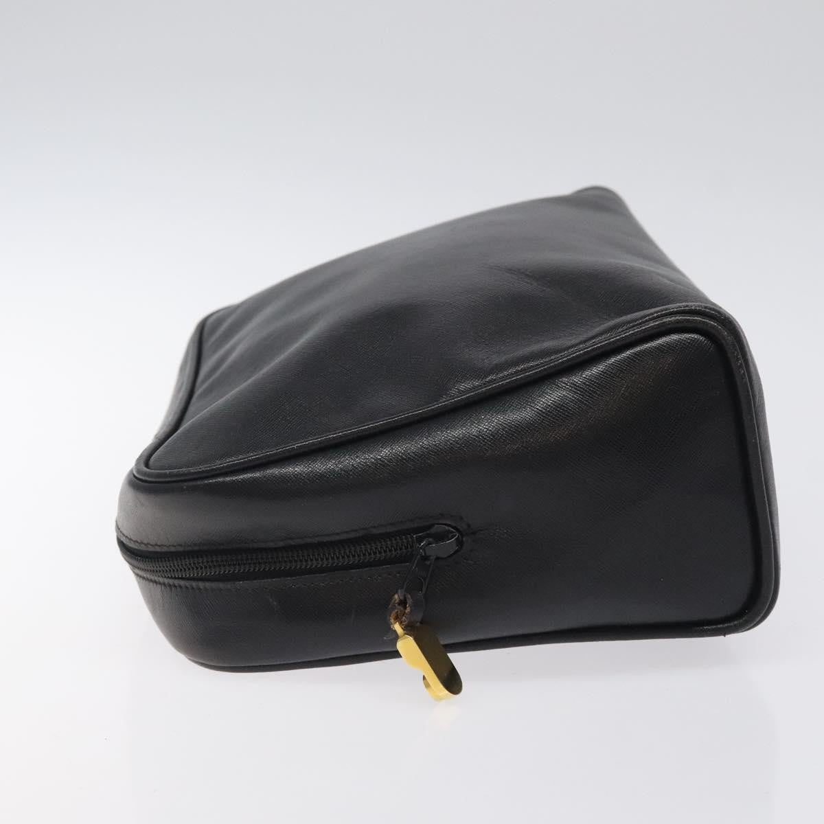 Loewe Anagram Clutch Bag Leather Black Leather Clutche & Pouche Bag (Pre-Owned)