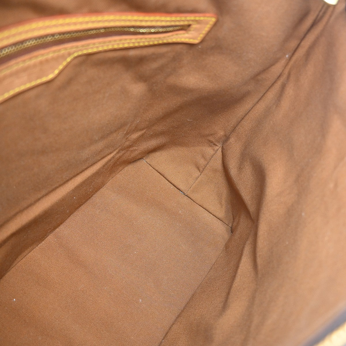 Louis Vuitton Cabas Mezzo Monogram Canvas Brown Canvas Tote Bag Bag (Pre-Owned)