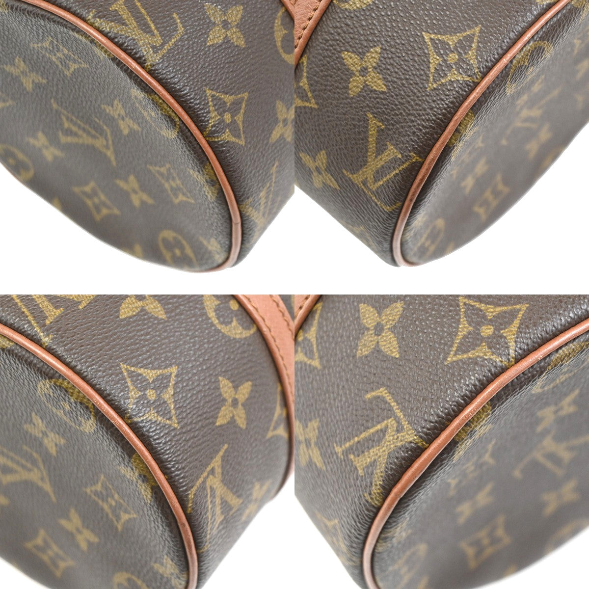 Louis Vuitton Papillon Handbag Monogram Canvas Brown Canvas Handbag (Pre-Owned)