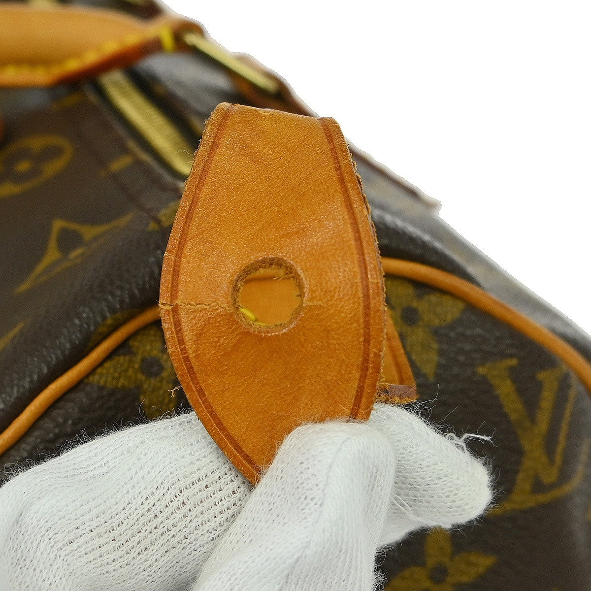 Louis Vuitton Speedy Handbag Monogram Canvas Brown Canvas Handbag (Pre-Owned)