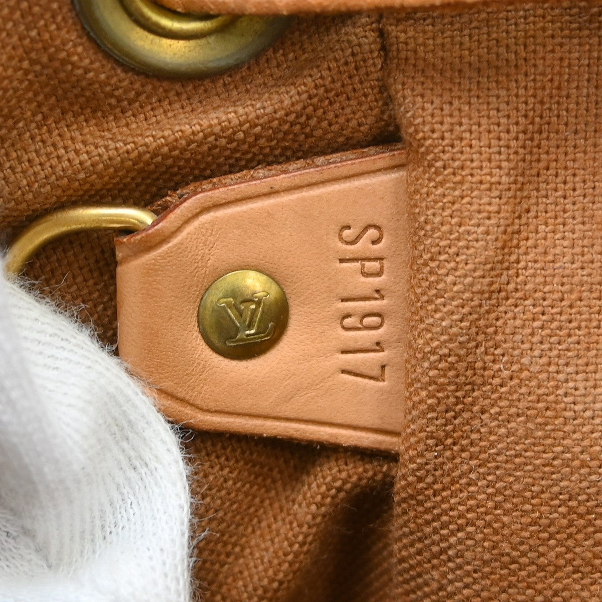 Louis Vuitton Montsouris Backpack Monogram Canvas Brown Canvas Backpack Bag (Pre-Owned)