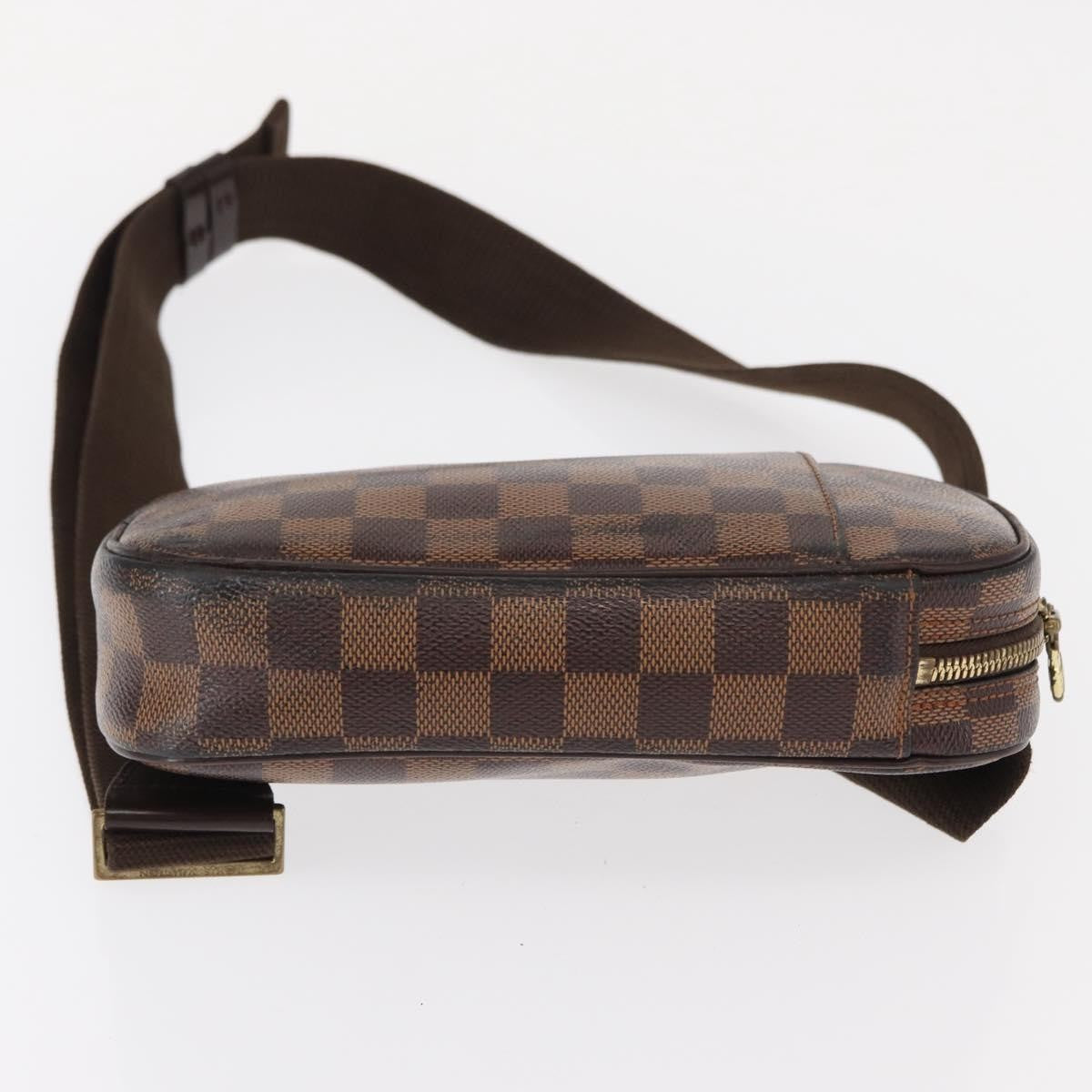Louis Vuitton Pochette Gange Damier Brown Canvas Clutche & Pouche Bag (Pre-Owned)