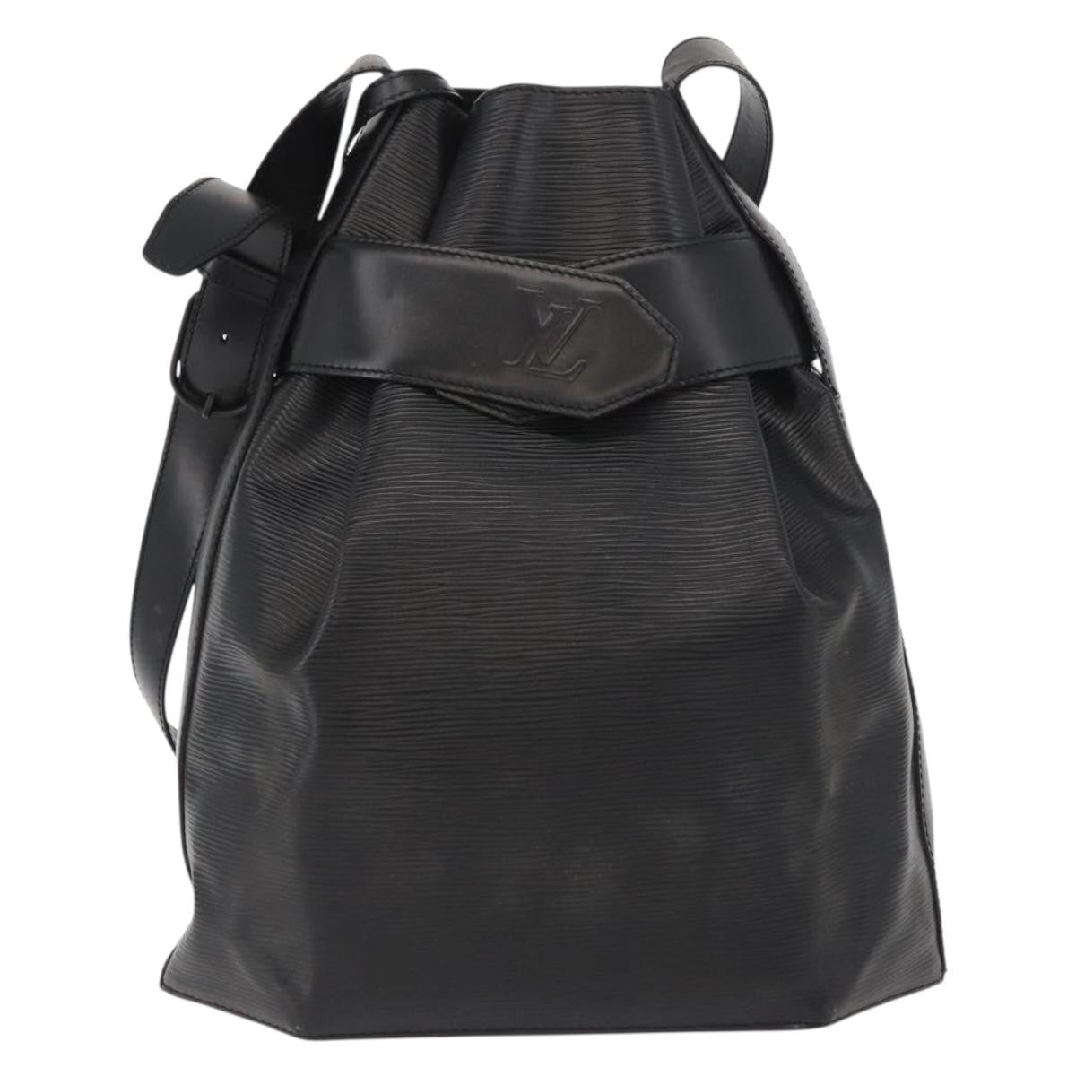 Louis Vuitton Vintage Sac D'epaule Handbag Epi Leather Black Leather Shoulder Bag Bag (Pre-Owned)