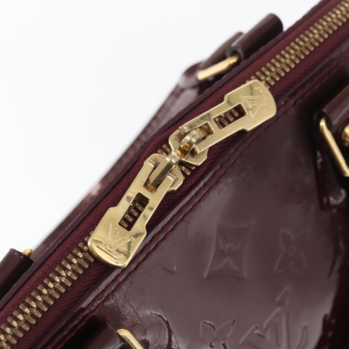 Louis Vuitton Alma Handbag Patent Leather Red Patent_Leather Handbag (Pre-Owned)